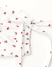 画像をギャラリービューアに読み込む, Cherry mini blouse / WHITE