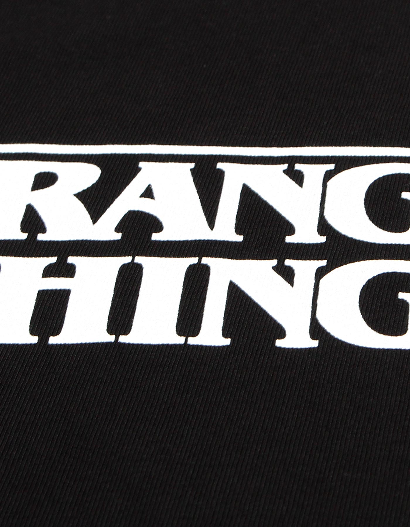 STRANGER THINGS × little sunny bite Logo big tee / BLACK