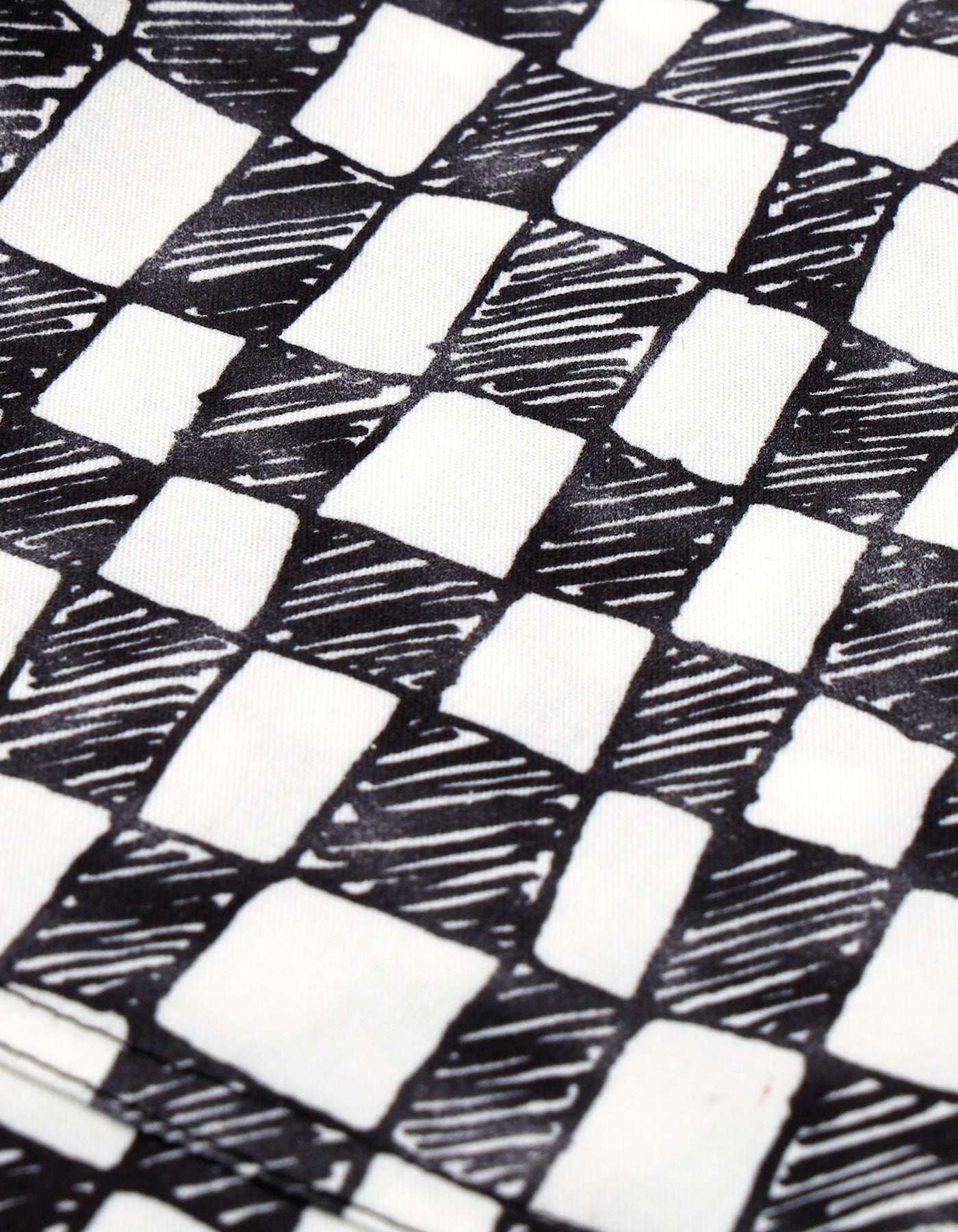 Checker pants / BLACK