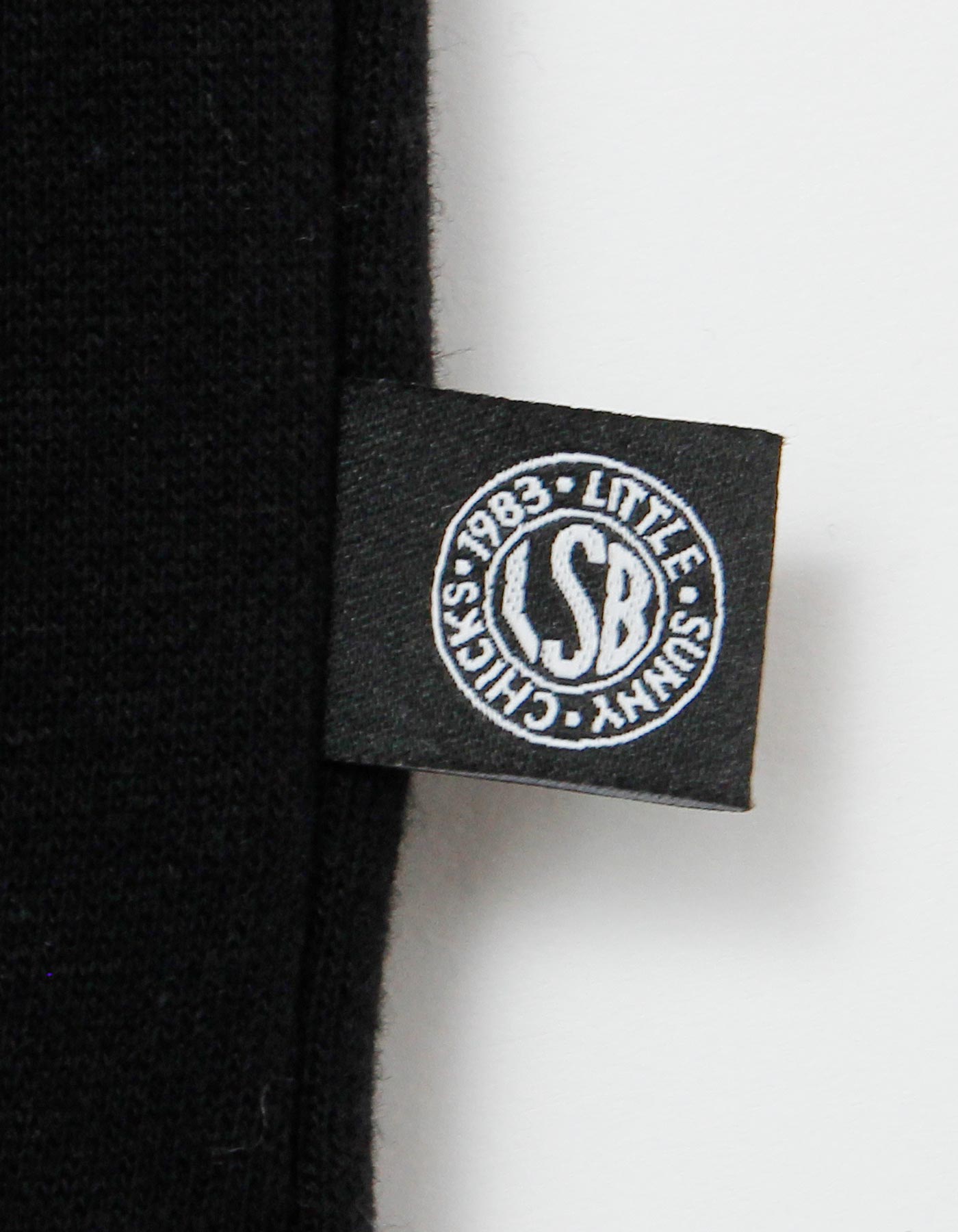 STRANGER THINGS × little sunny bite Logo hoodie / BLACK