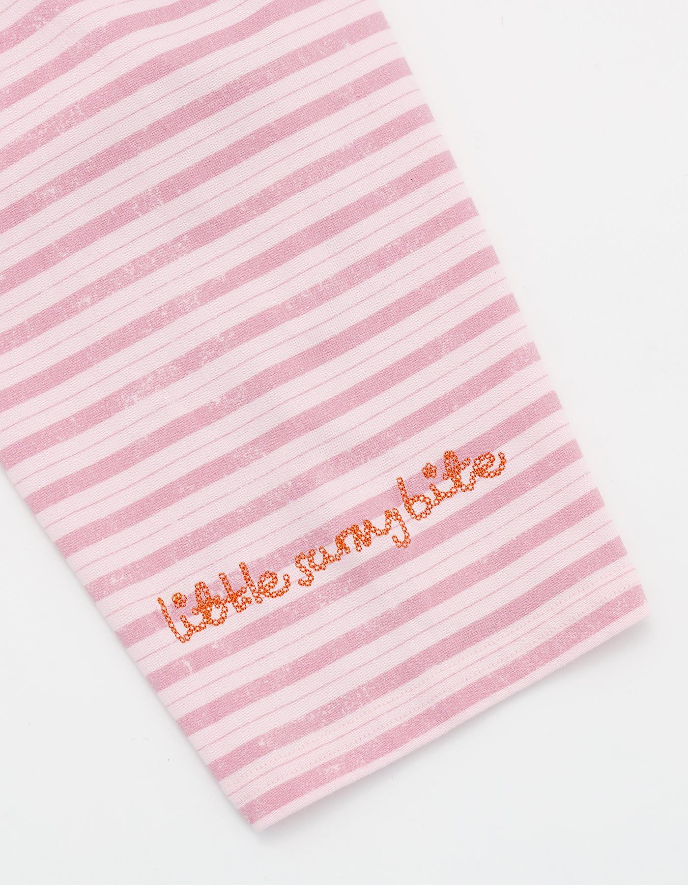 Stripe big long tee / PINK