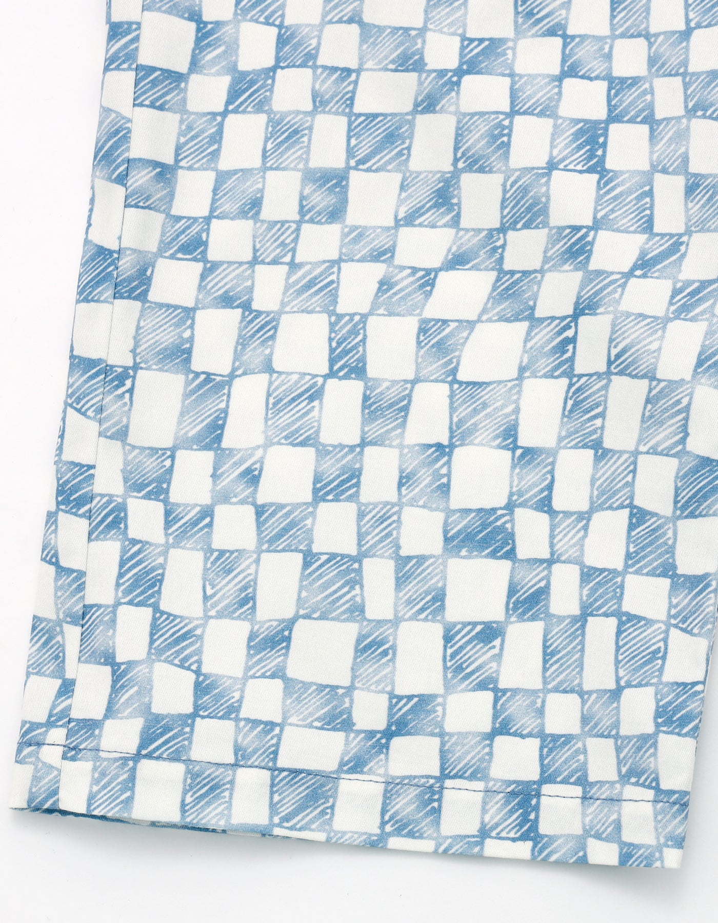 Checker pants / BLUE
