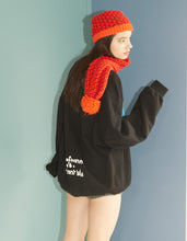 画像をギャラリービューアに読み込む, little sunny bite x anna hofmann Home alone sweat top / BLACK