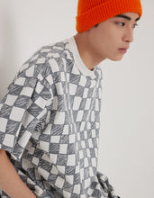 画像をギャラリービューアに読み込む, Checker big tee / BLACK